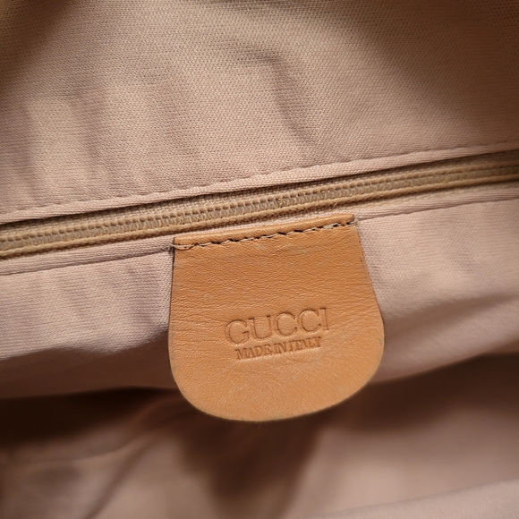 Gucci Bamboo Chain Crossbody Shoulder Leather Bag, Authentic!! w/COA. - Picture 8 of 16